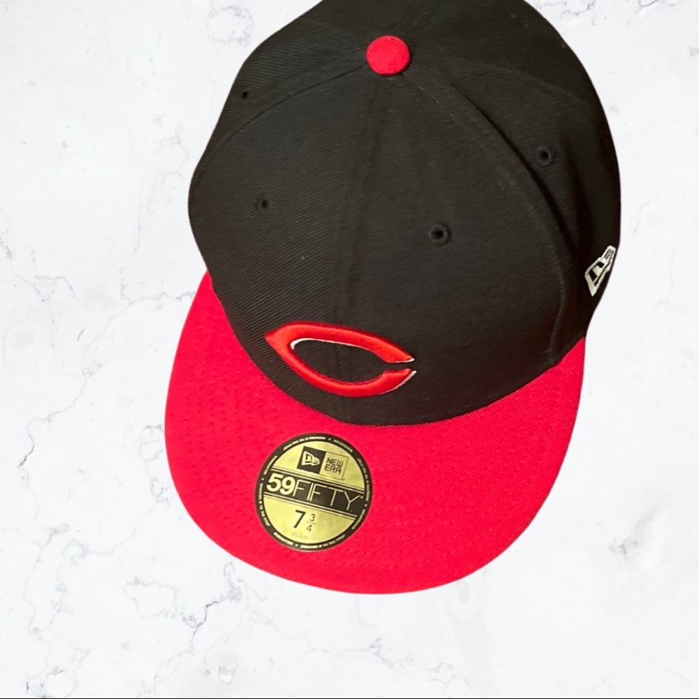 7 3/4 New Era Reds Fitted Cap🔥🔥🔥🔥